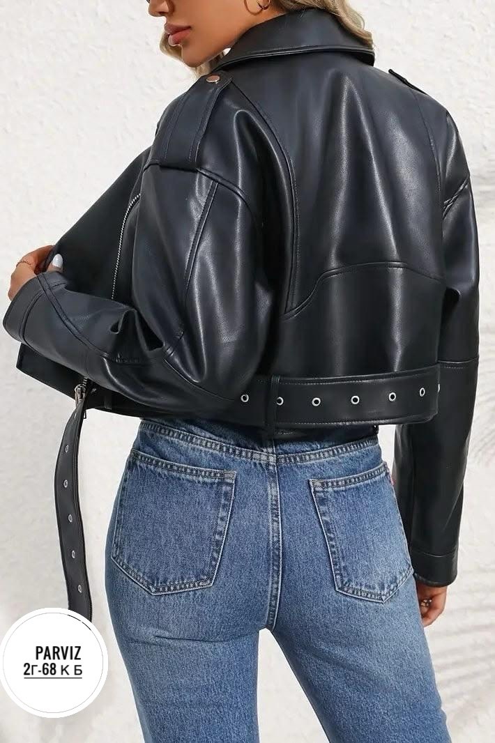 куртка косуха,куртка косуха h&f b женская оверсайз арт: 28918766,куртка кожаная женская,косуха короткая кожаная куртка оверсайз miledis,женская куртка кожаная косуха