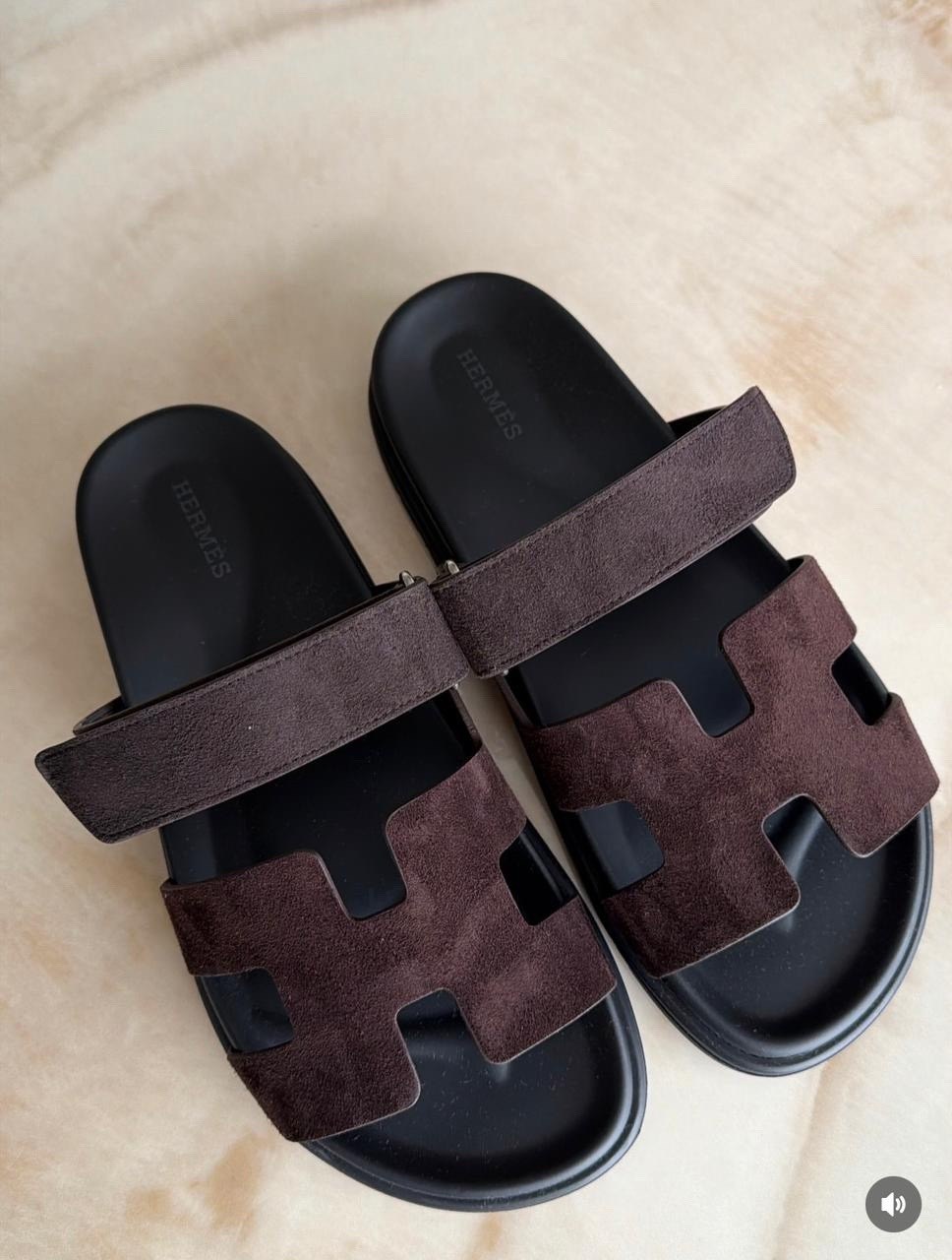 шлепанцы hermes,сандалии hermes,сандалии женские hermes,шлепки эрмес коричневые,
