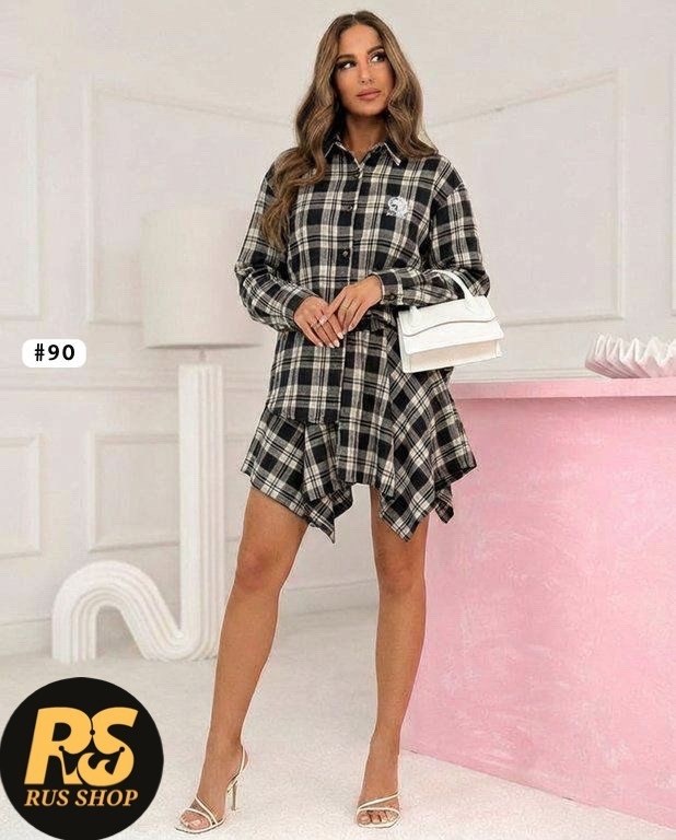 платье рубашка в клетку,теплое платье рубашка в клетку,женское платье в клетку,мини платье в клетку,платье рубашка в клетку красное