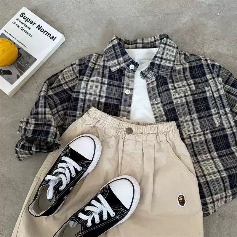 рубашка детская в клетку,клетчатая рубашка,рубашка в клетку,рубашка модная,рубашка для мальчика в клетку