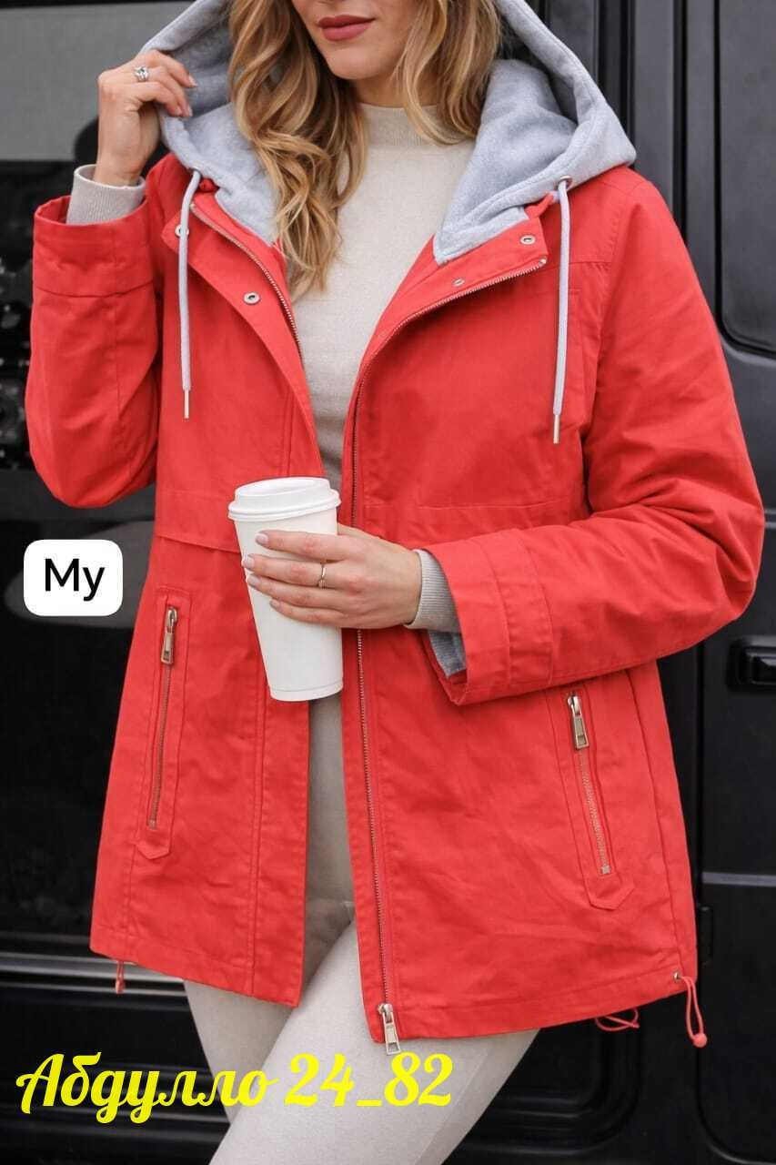 куртка женская,удлиненная куртка,куртка,куртка капюшоном,куртка женская серая размер 46