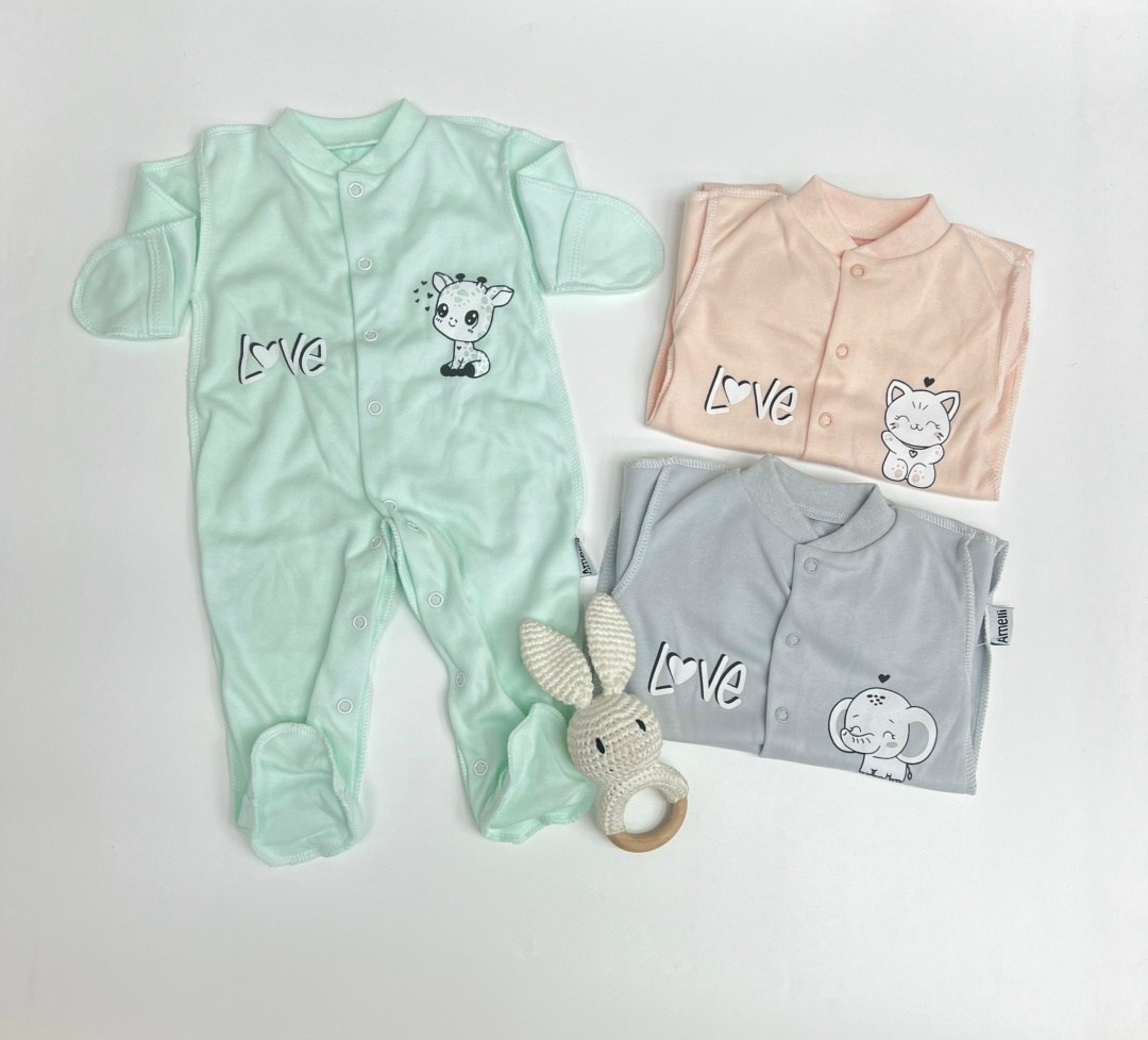 комбинезон нательный для новорожденного,комбинезон нательный для новорожденных,комбинезон amelli,комбинезон для новорожденного,муслиновый комбинезон для новорожденного