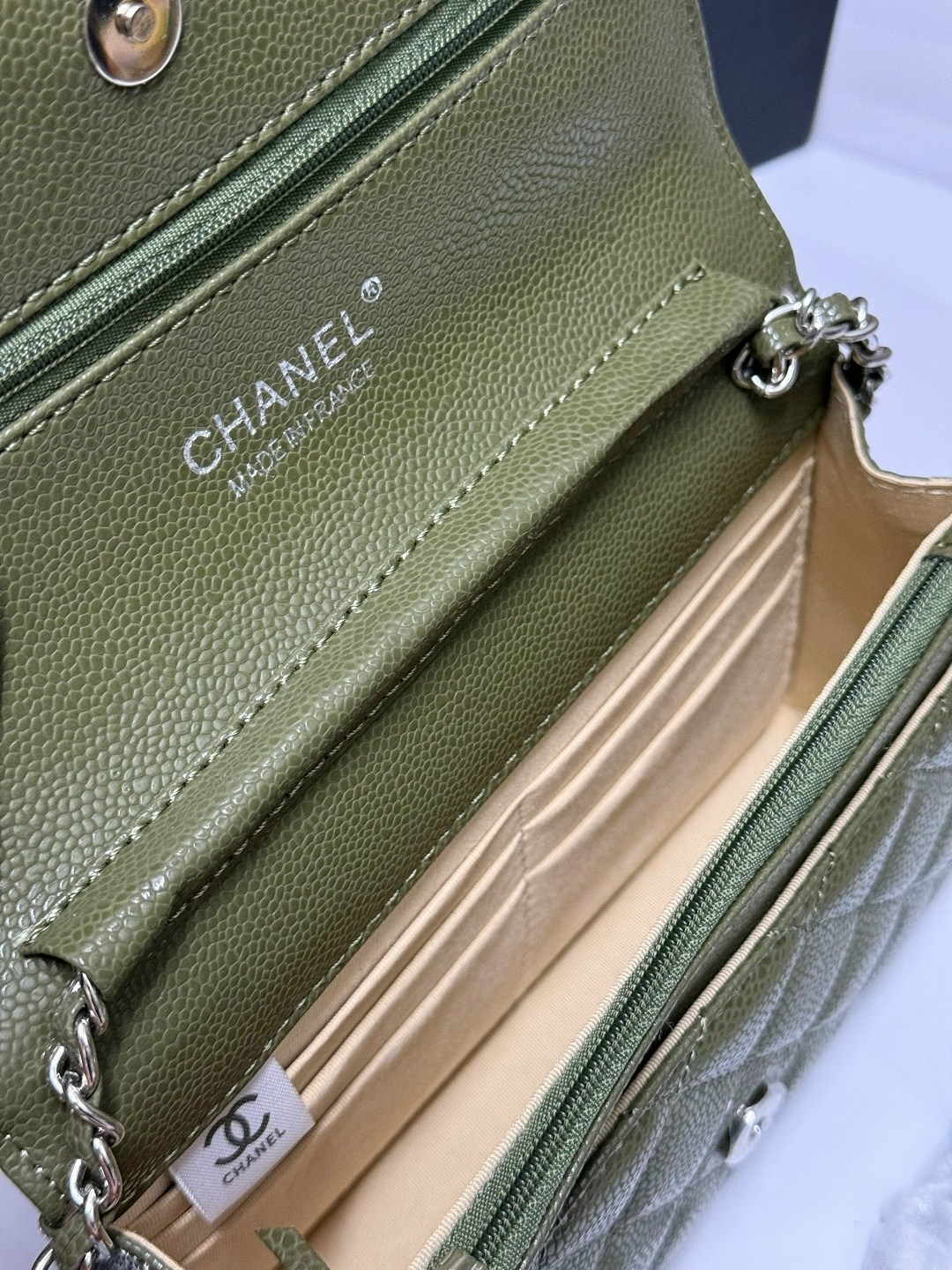chanel кошелек,кошелек шанель,сумка chanel,женские кошельки,chanel wallet green