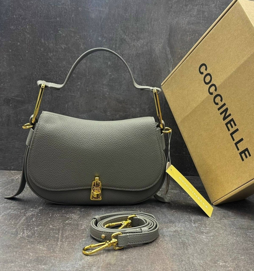 сумка coccinelle,coccinelle сумка на плечо кросс-боди beat soft,сумка женская coccinelle,coccinelle сумка через плечо beat серый,женская сумка