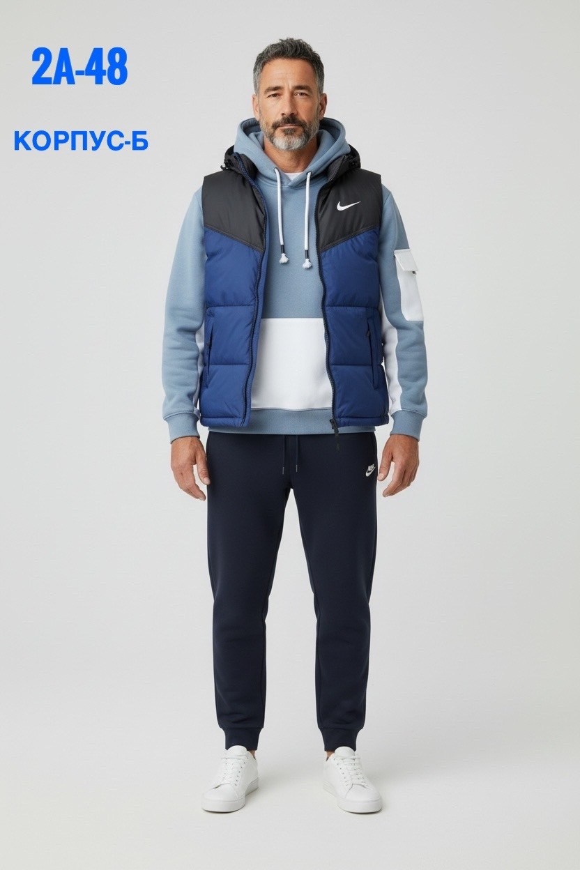 жилет утепленный мужской,жилет утепленный nike,жилет спортивный,спортивный костюм тройка с жилеткой,костюм мужской
