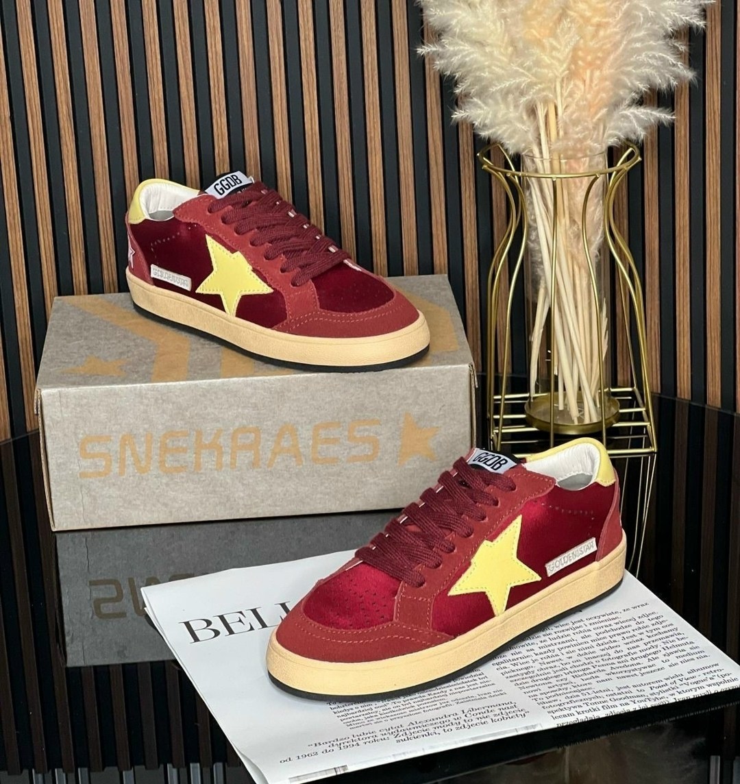 ,кеды golden goose,кроссовки golden goose,замшевые низкие кеды ballstar с аппликацией в виде звезд golden goose черный,golden goose кеды hi star на платформе черный