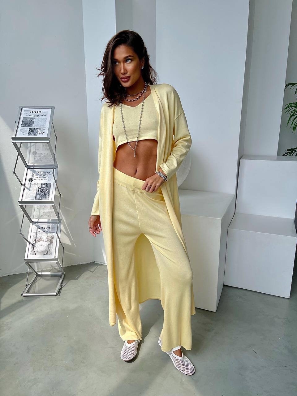 стильные костюмы,костюм женский,комплект кардиган,летние костюмы,костюм с топом