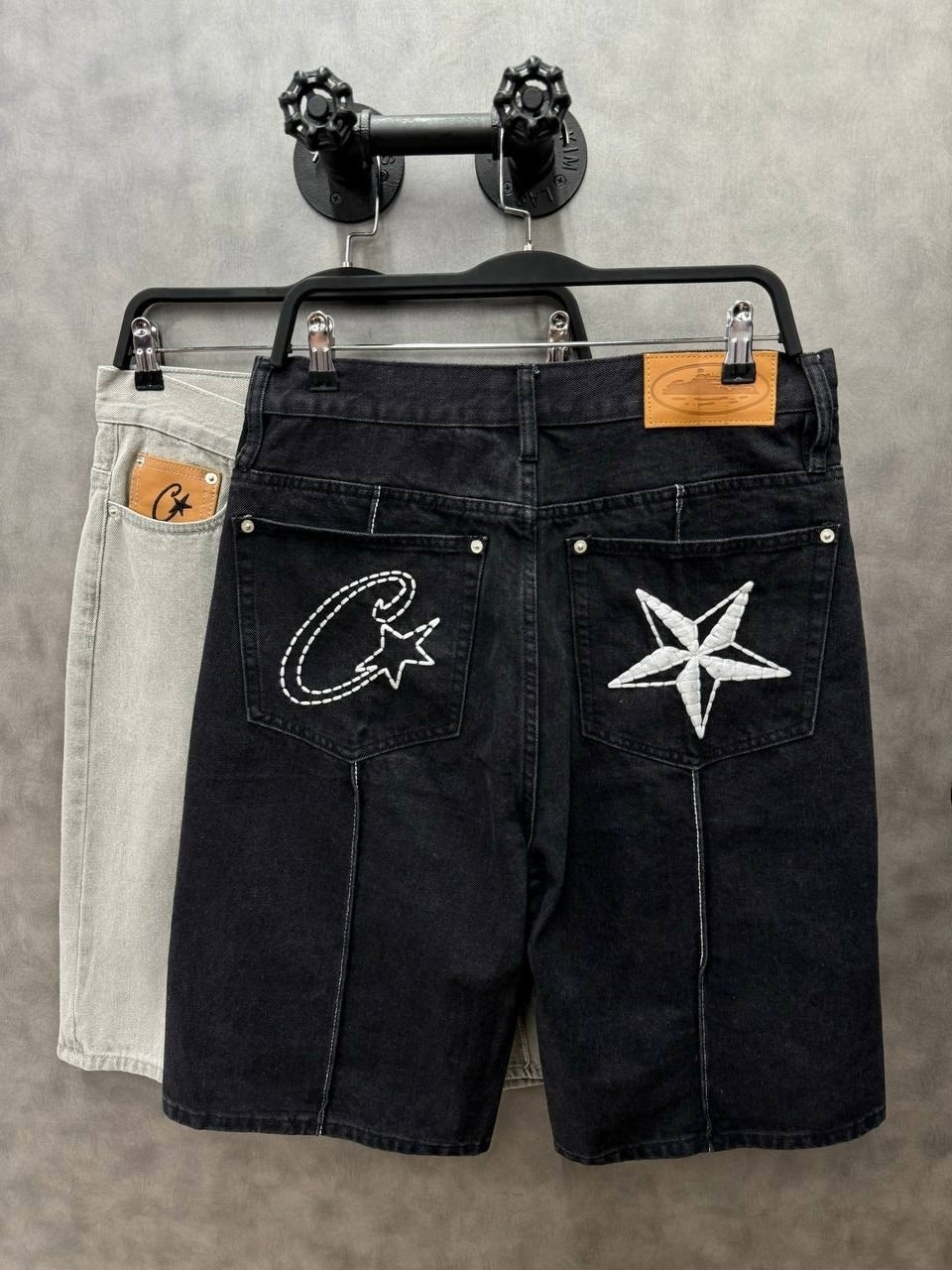 шорты джинсовыe,шорты мужские,мужские джинсовые шорты,шорты широкие мужские,шорты черные джинсовые