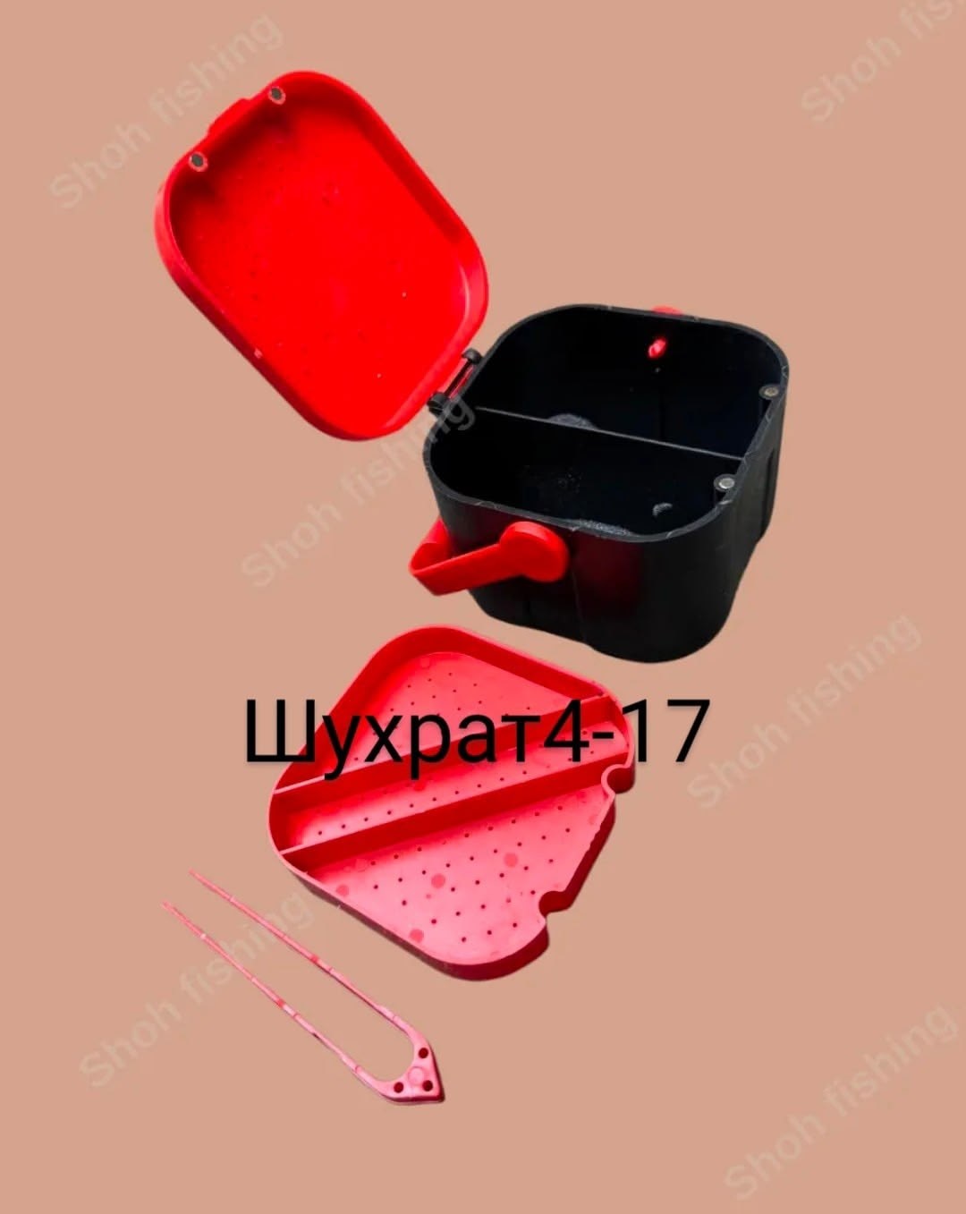 коробочка для наживки,коробка для наживки двойная,коробка для наживки,коробки для наживки,коробка для мотыля flagman ситом