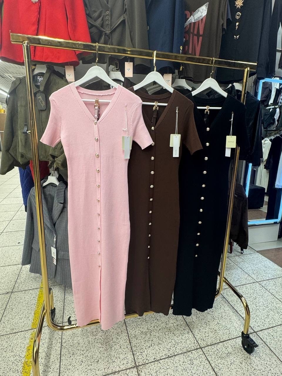 платье трикотажное миди,трикотажное платье,платье женской,платье трикотажное с ремешком,коричневое платье