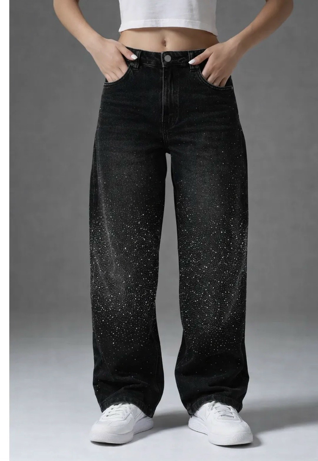 джинсы со стразами,джинсы с пайетками,женские джинсы,джинсы со стразами женские,джинсы широкие со стразами