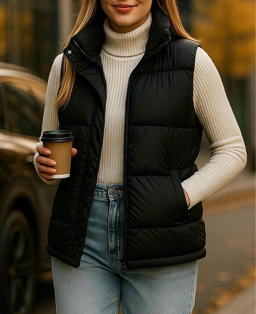 теплый жилет,женская жилетка,пуховой жилет,двухсторонняя жилетка,жилет женский теплый