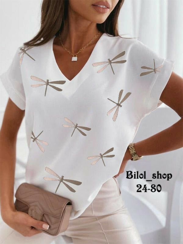 блузка свободного кроя,модная женская блузка,женские блузки,летняя блузка,женские футболки с принтом