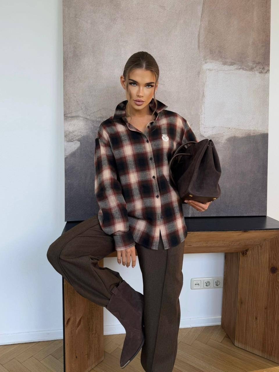 рубашка оверсайз в клетку хлопок pahomova oksana,рубашка в клетку оверсайз divastyle 313691757,рубашка в клетку dej 369033302,рубашка в клетку оверсайз,женская рубашка в клетку
