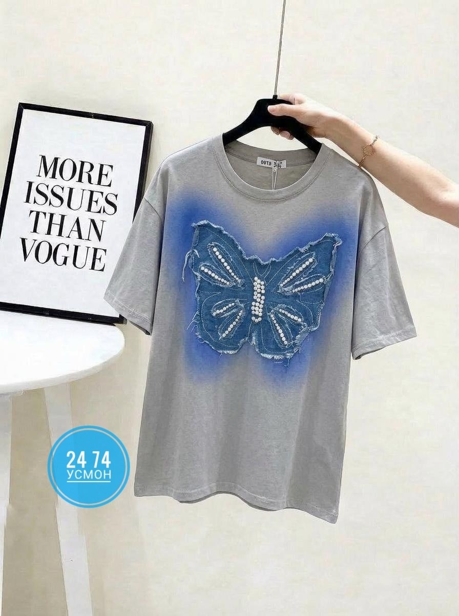 футболки женская,футболки для женщин,футболка с бабочками,летние женские футболки,футболки и топы