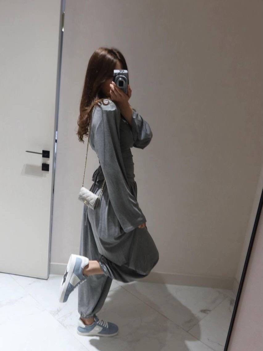 трикотажные костюмы,широкие брюки,стильные наряды