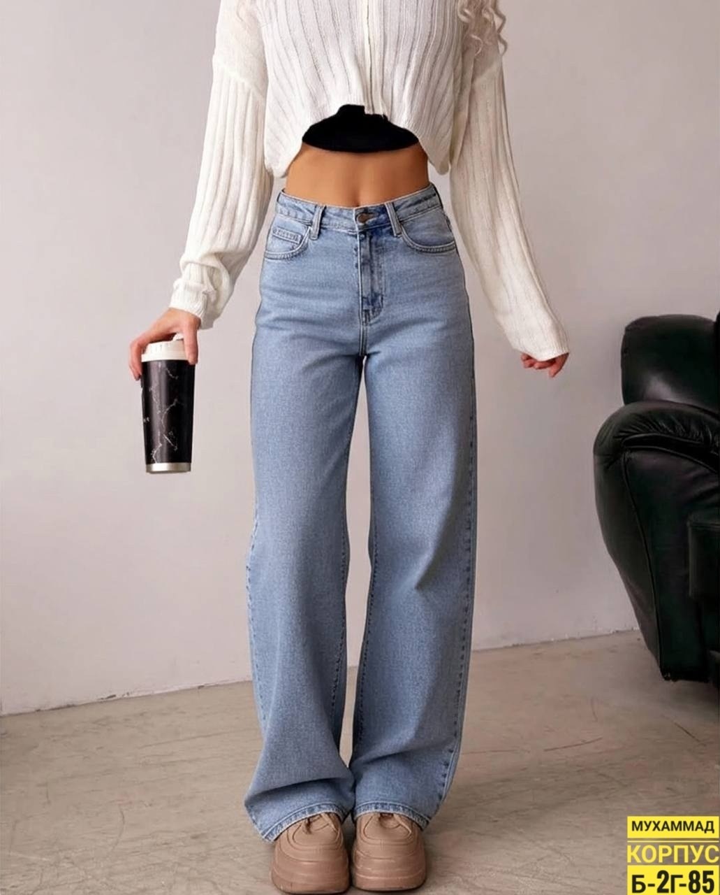 широкие джинсы,женские джинсы,джинсы широкие с высокой посадкой kenchin,джинсы палаццо,голубой джинсы широкие трубы клеш