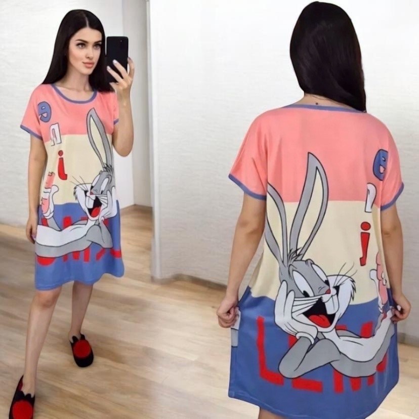 туника мультяшная,домашняя туника,туника женская домашнее платье,туника домашняя ночнушка,туника женская