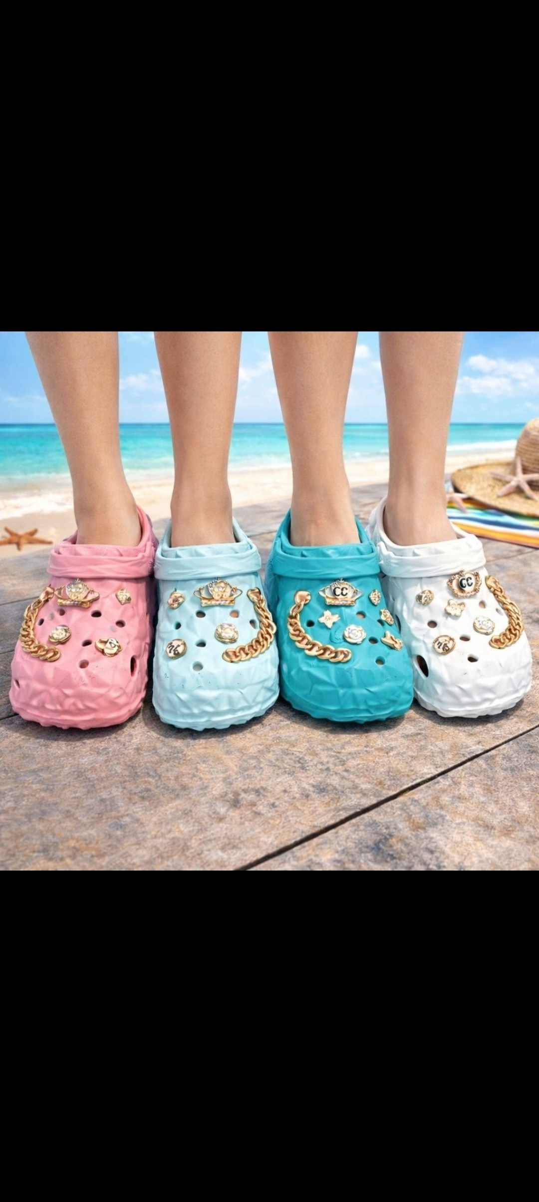 ,кастом кроксы,тапки модные,кроксы со стразами,модные тапочки