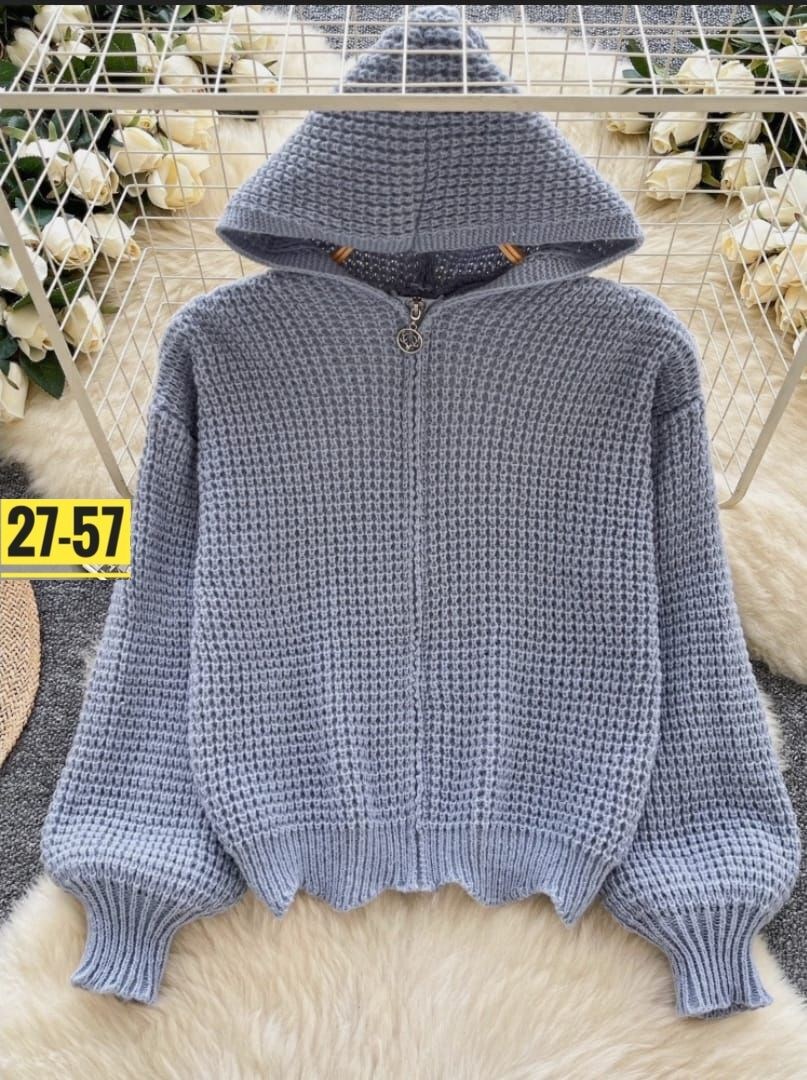 свитер кофта вязаная,свитера с капюшоном,вязаная кофта,вязаные свитера,кофта теплая