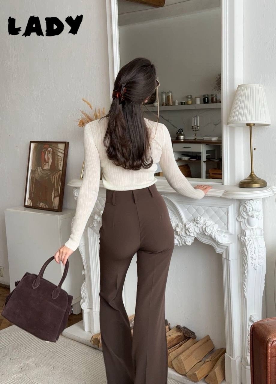 брюки клеш женские с высокой посадкой laouare,женские брюки клеш,брюки клеш от колена классические,брюки клеш женские с высокой талией,брюки клеш женские от колена с высокой посадкой laouare