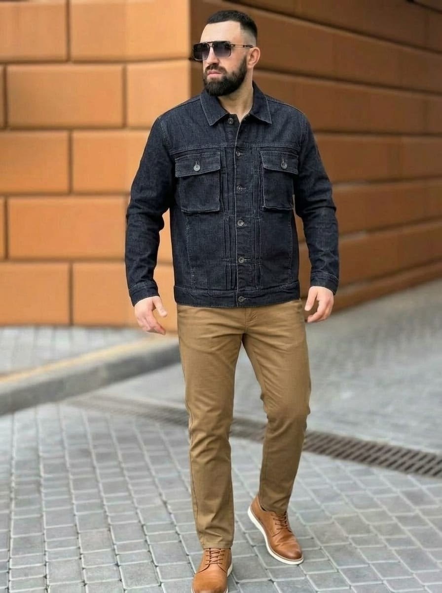 куртка джинсовая мужская,джинсовая куртка,мужская джинсовая куртка hazzy,мужская черная джинсовая куртка,черная джинсовая мужская куртка с оборками