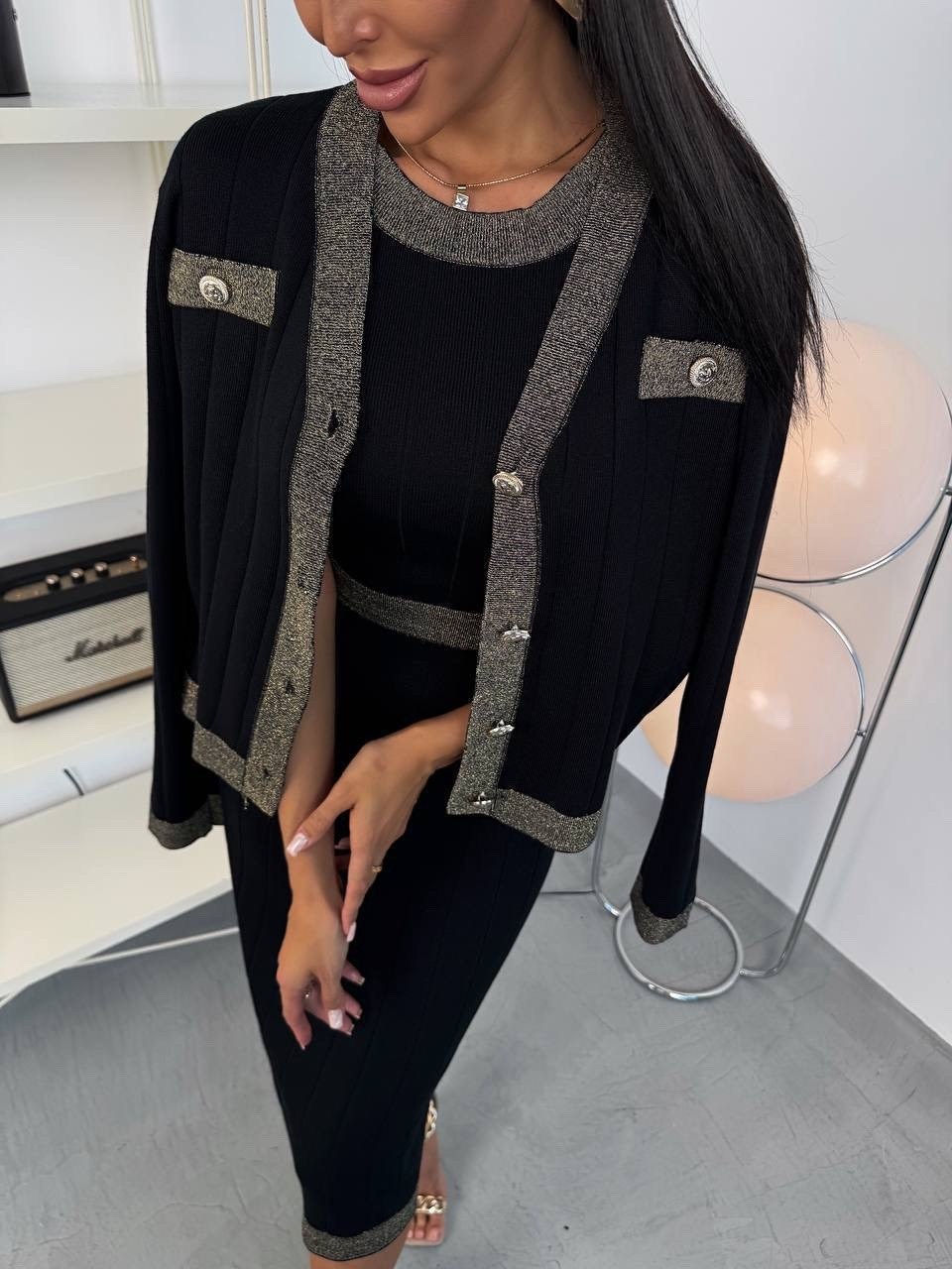 костюм двойка кардиган,костюм двойка,стильные костюмы,костюм с платьем,стильные кардиганы