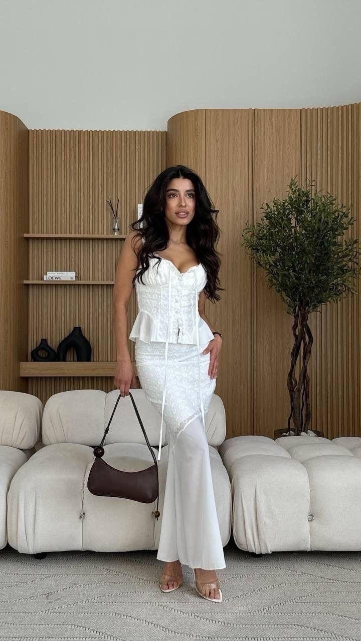 костюм с топом,корсет женский,костюм белый,стильные наряды,платья