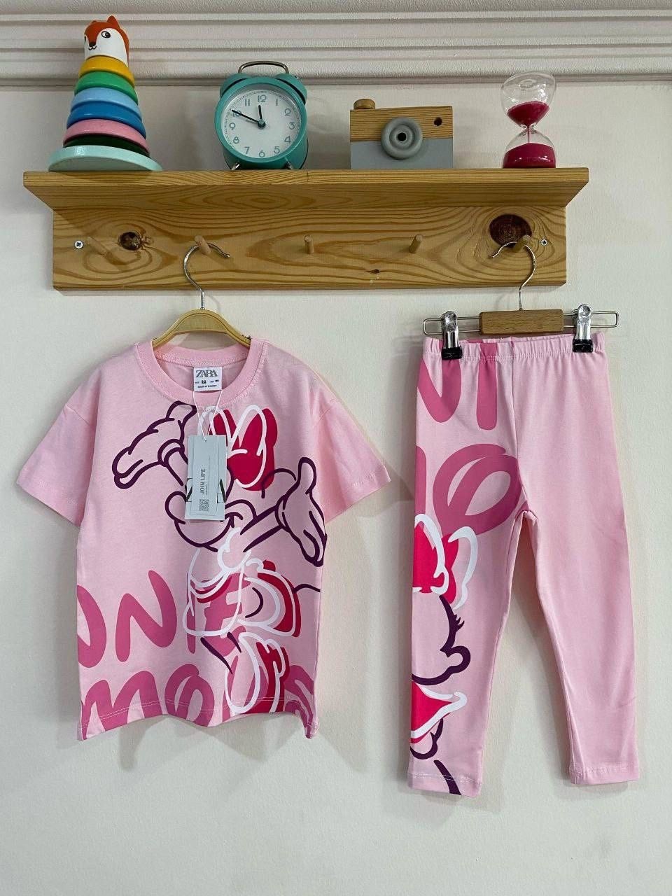 костюм розово,костюм для девочек,костюм для девочки детский,пижама минни маус для девочки,комплект одежды девочке