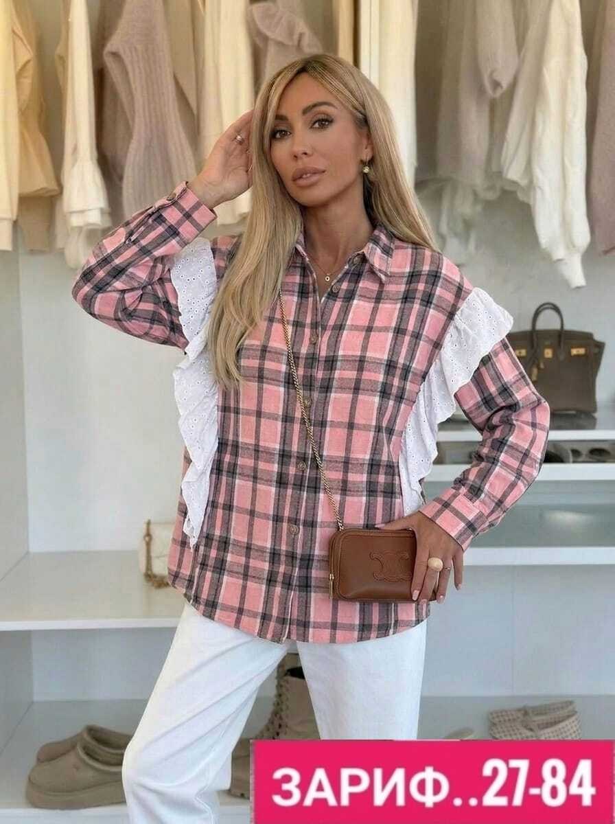 женская рубашка,рубашка стильная,женская рубашка в клетку,рубашка женская в клетку оверсайз,рубашка