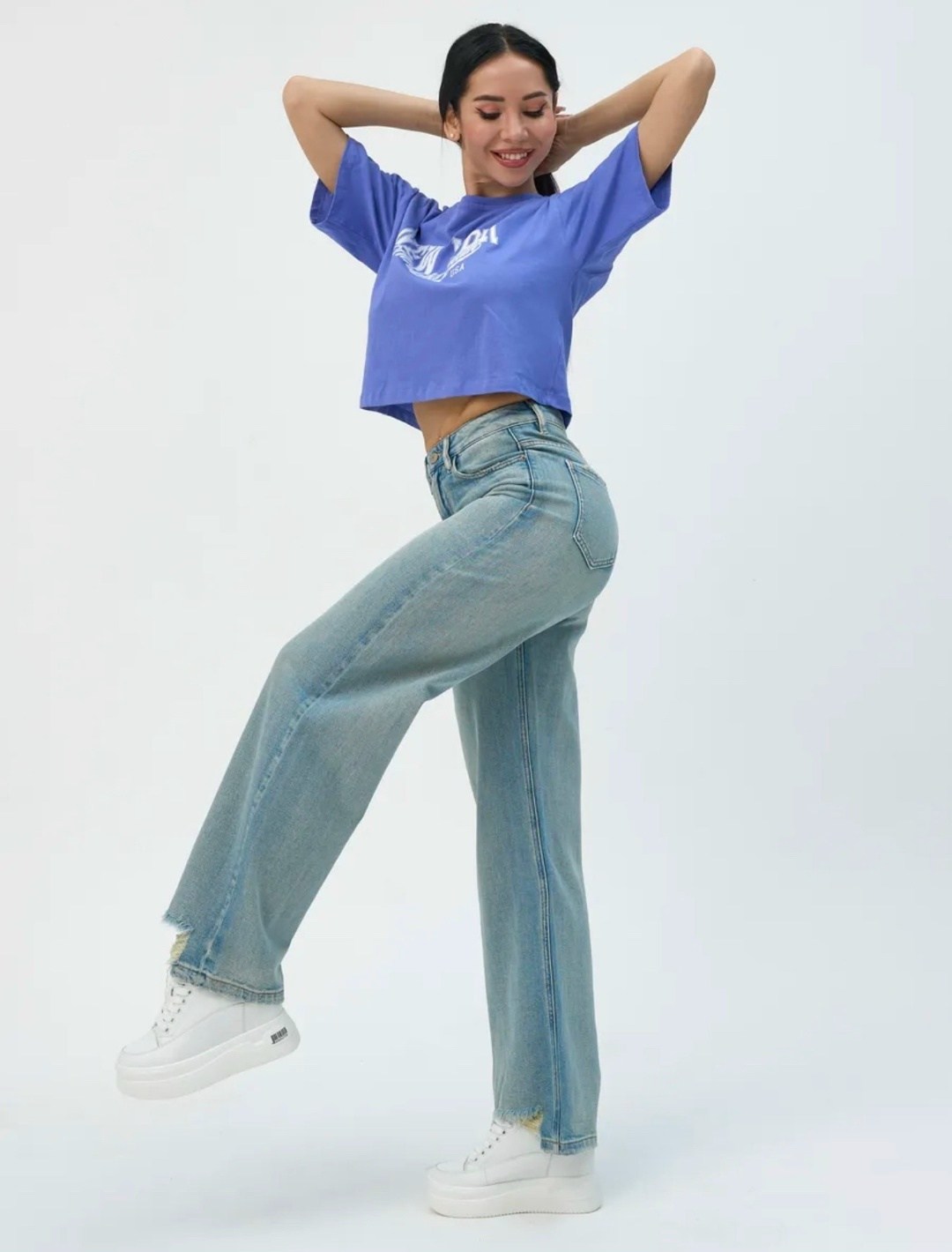 женские джинсы,женские джинсы прямые cracpot,джинсы свободного кроя ovs,широкие джинсы,прямые джинсы