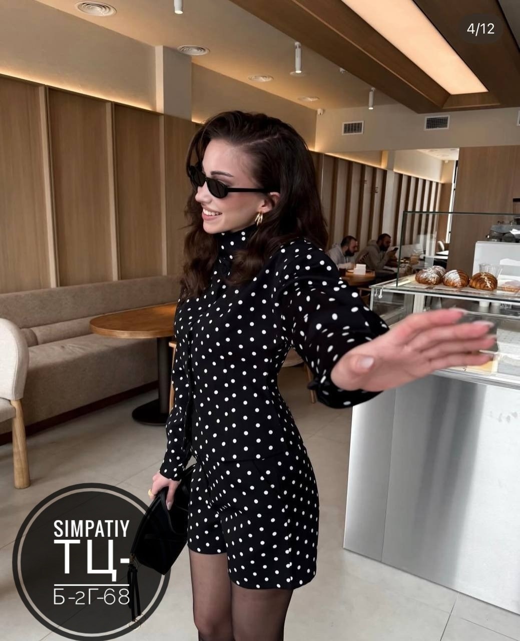 комбинезон в горошек,женский костюм,костюм с юбкой,,костюм с шортам