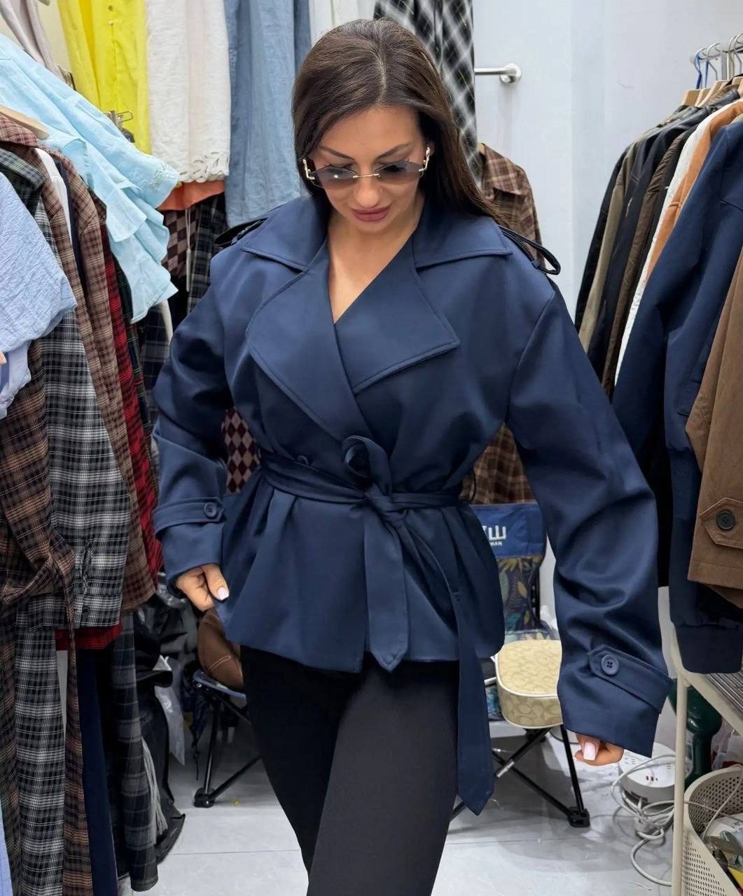 модное пальто,тренч короткий,женские пальто,,женский тренч