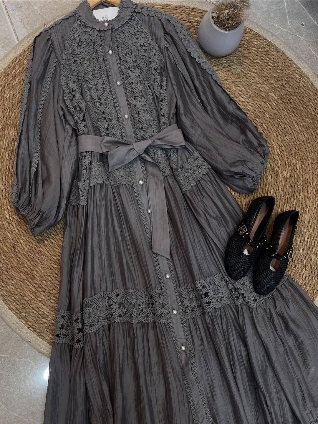 кружевное платье,винтажное платье,длинное платье,весенне-осеннее модное лоскутное вечернее платье в стиле бохо,женские длинные платья