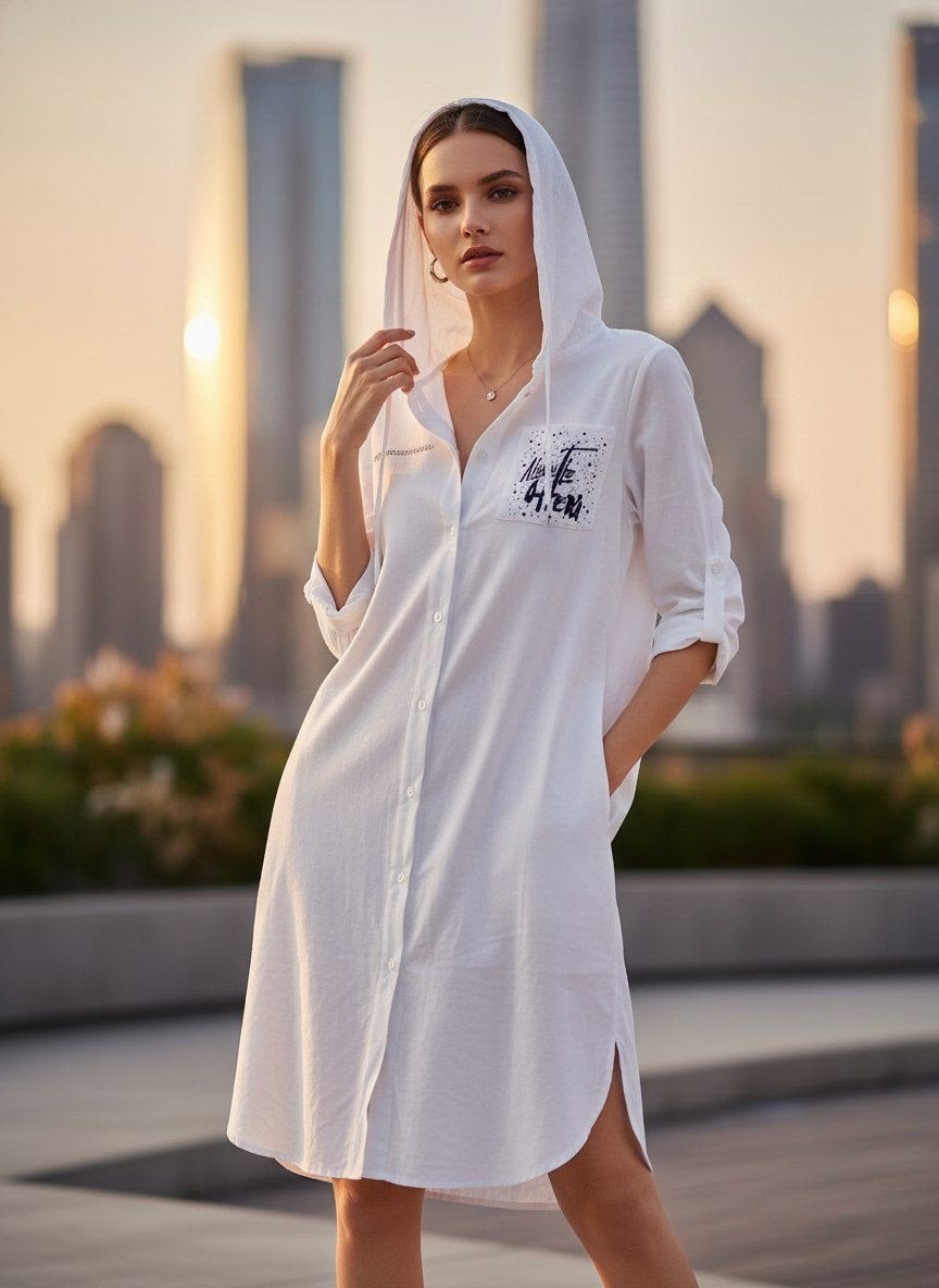 туника с капюшоном,туника пляжная с капюшоном,пляжная туника женская,туника,пляжная туника