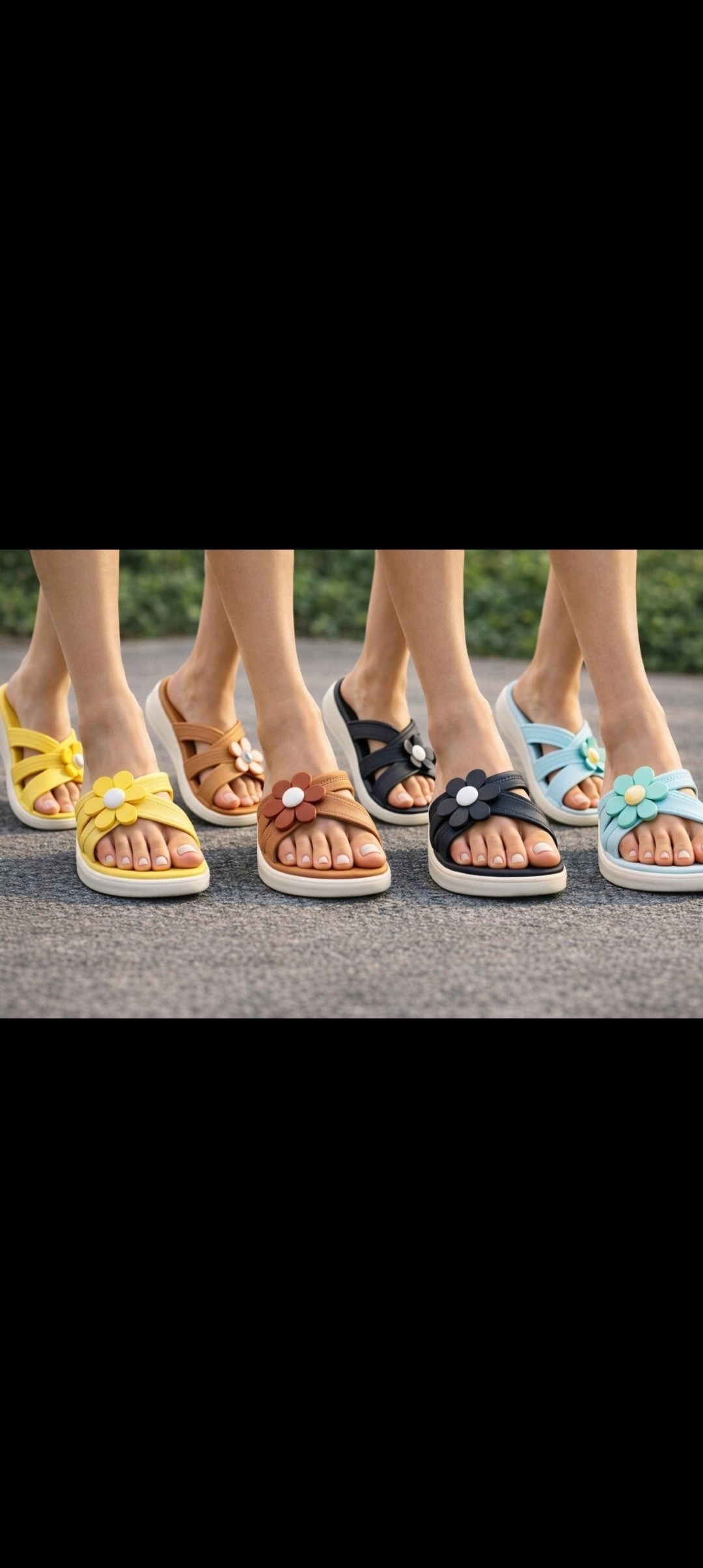 ,шлепанцы женские,летние тапочки,пляжная ,шлепанцы с цветком