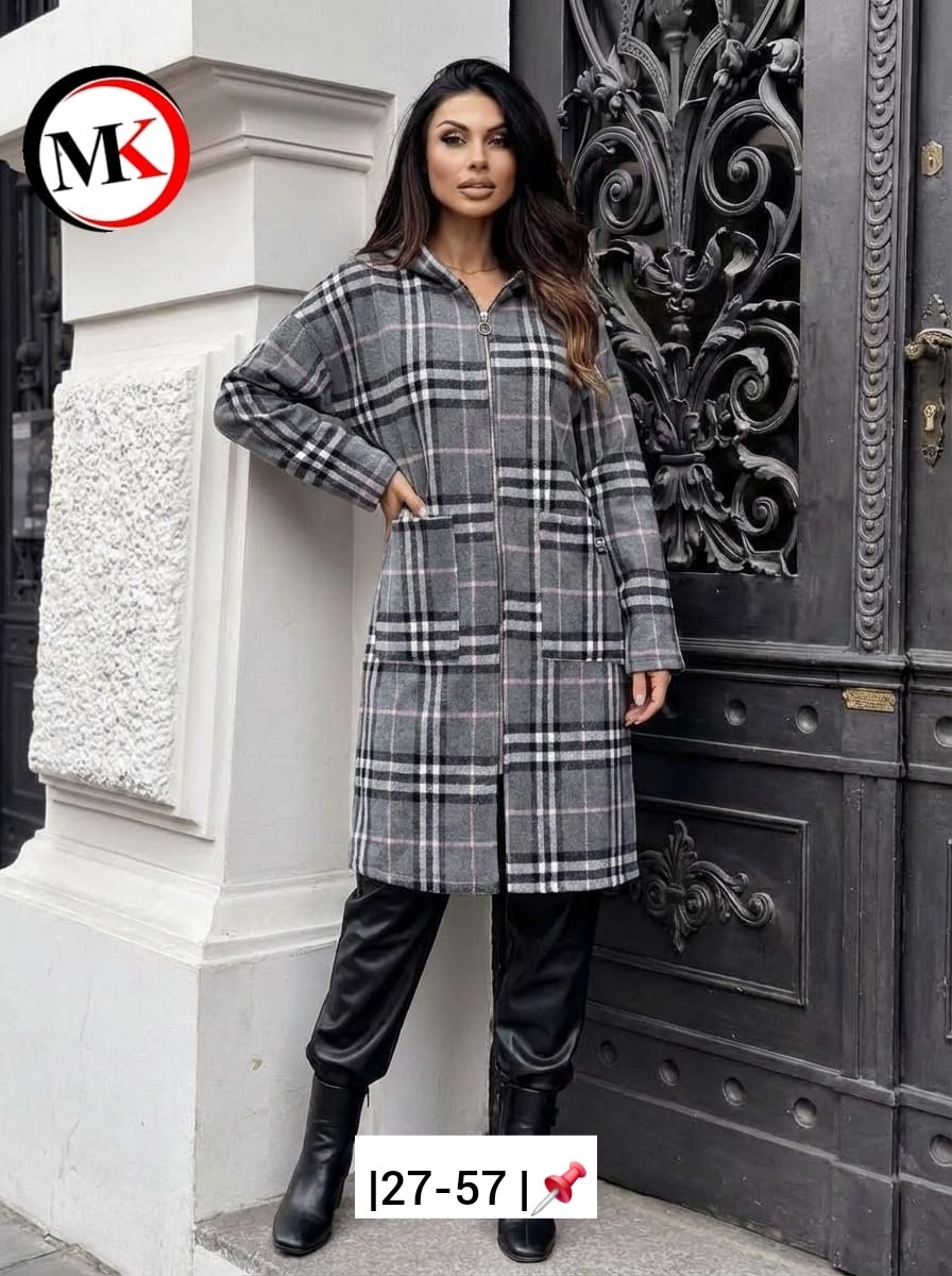 пальто в клетку,пальто женский,кардиган пальто,модное пальто,стильное пальто