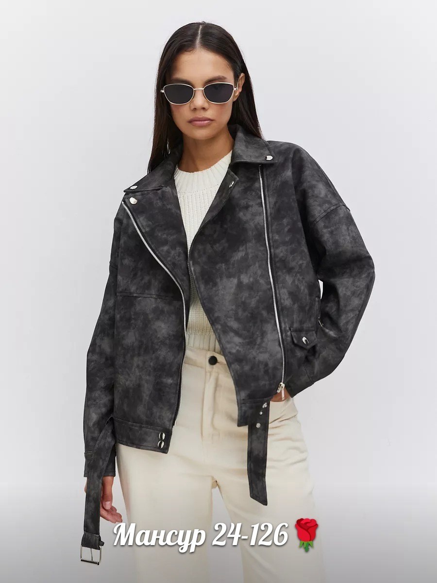 косуха куртка весна-осень кожаная y2k,кожаная куртка косуха,куртка-косуха,куртка кожаная косуха укороченная варенка,кожаная куртка