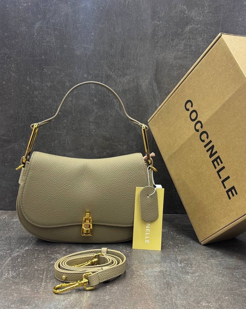 сумка coccinelle,coccinelle сумка на плечо кросс-боди beat soft,сумка женская coccinelle,coccinelle сумка через плечо beat серый,женская сумка