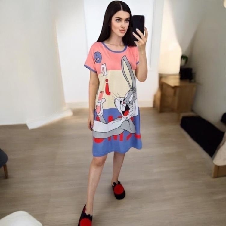 туника мультяшная,домашняя туника,туника женская домашнее платье,туника домашняя ночнушка,туника женская