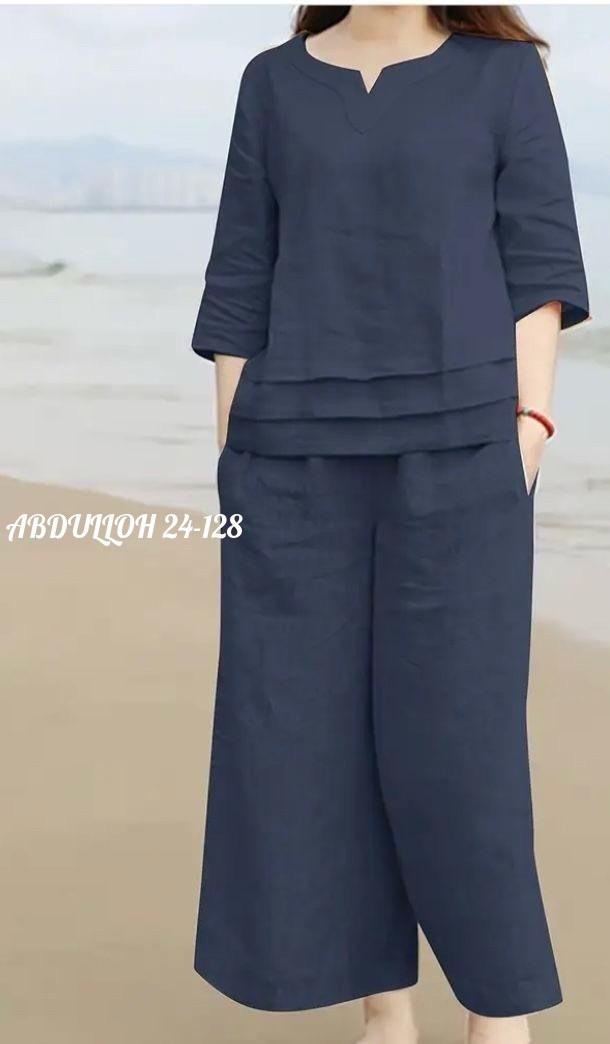 костюм льняной,женский однотонный винтажный комплект брюк из хлопка и льна,повседневный костюм,льняной костюм женский,летние костюмы