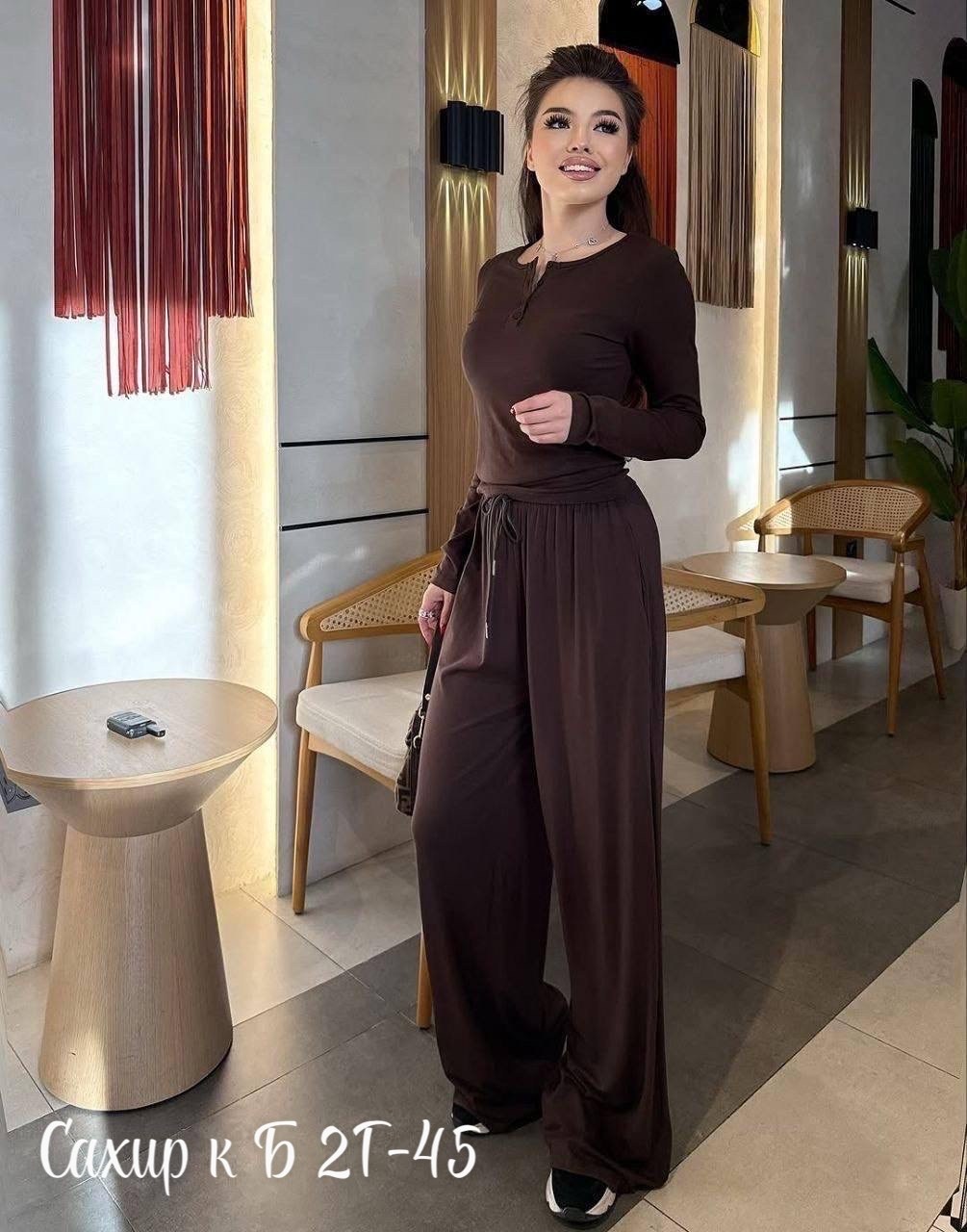 костюм женский,костюм классический,костюм с брюками палаццо,велюровый костюм
