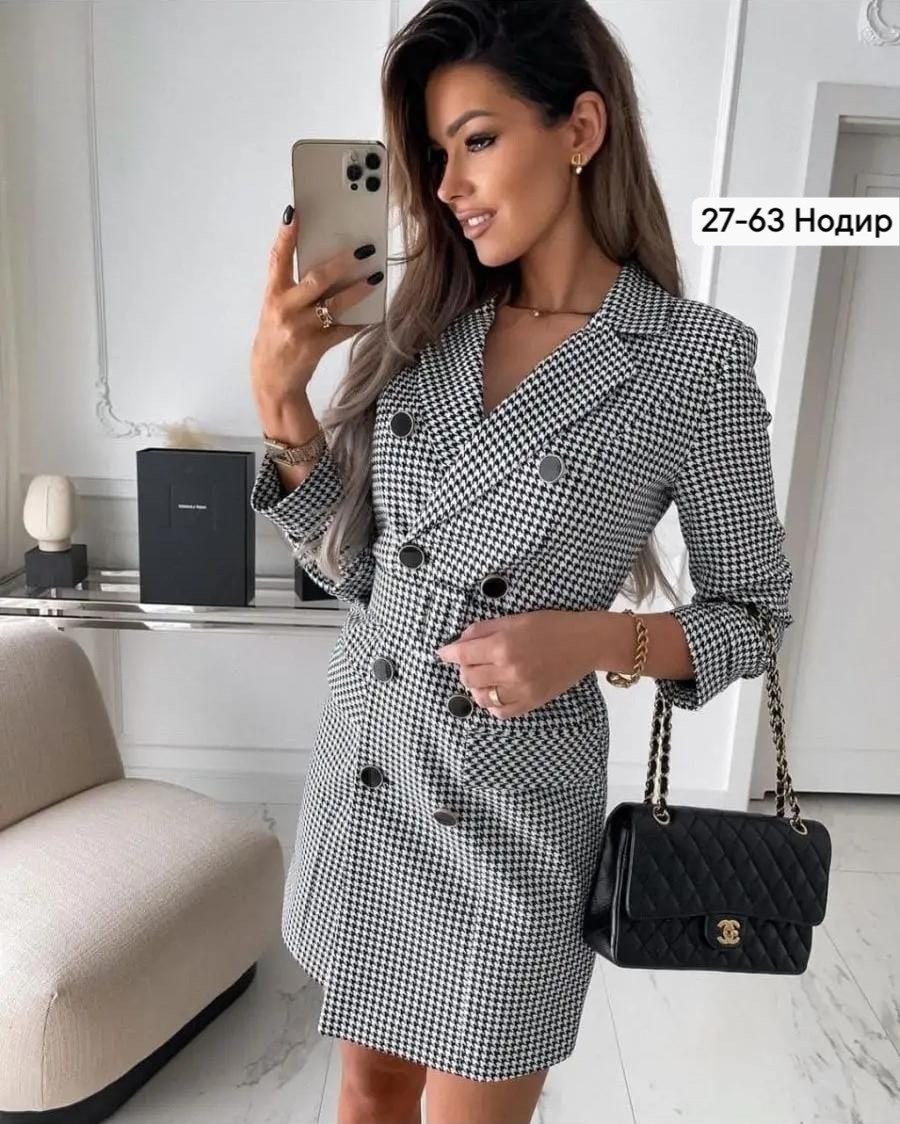 женские пиджаки,платье-пиджак,платье пиджак гусиная лапка,женской одежды,женское платье пиджак