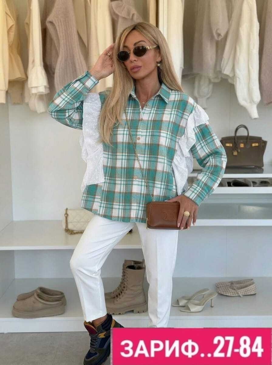 женская рубашка,рубашка стильная,женская рубашка в клетку,рубашка женская в клетку оверсайз,рубашка