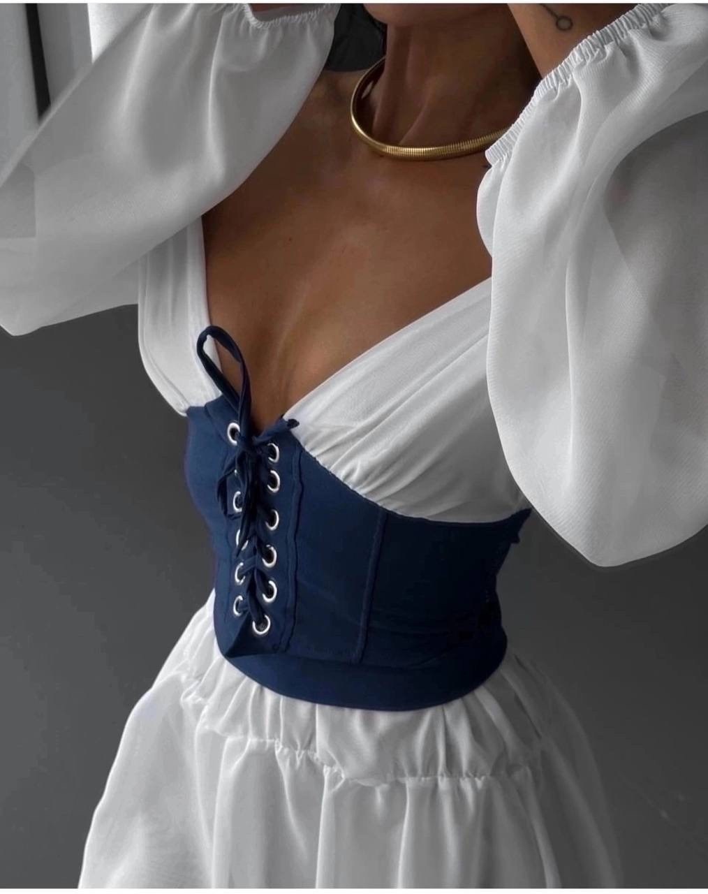 платье с корсетом,корсетный костюм из юбки и топа,костюм из шифона с корсетом и юбкой,корсетный костюм женский,приталенное платье с корсетом