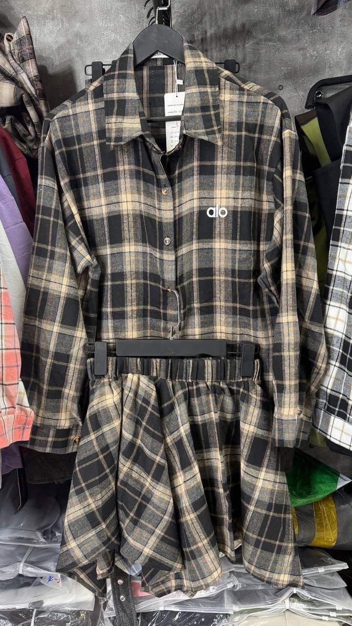 костюм с юбкой и рубашкой в клетку,костюм в клетку,костюм с короткой юбкой и рубашкой в клетку moonchild,костюм женский с юбкой и рубашкой школьный в клетку,костюм с юбкой и рубашкой