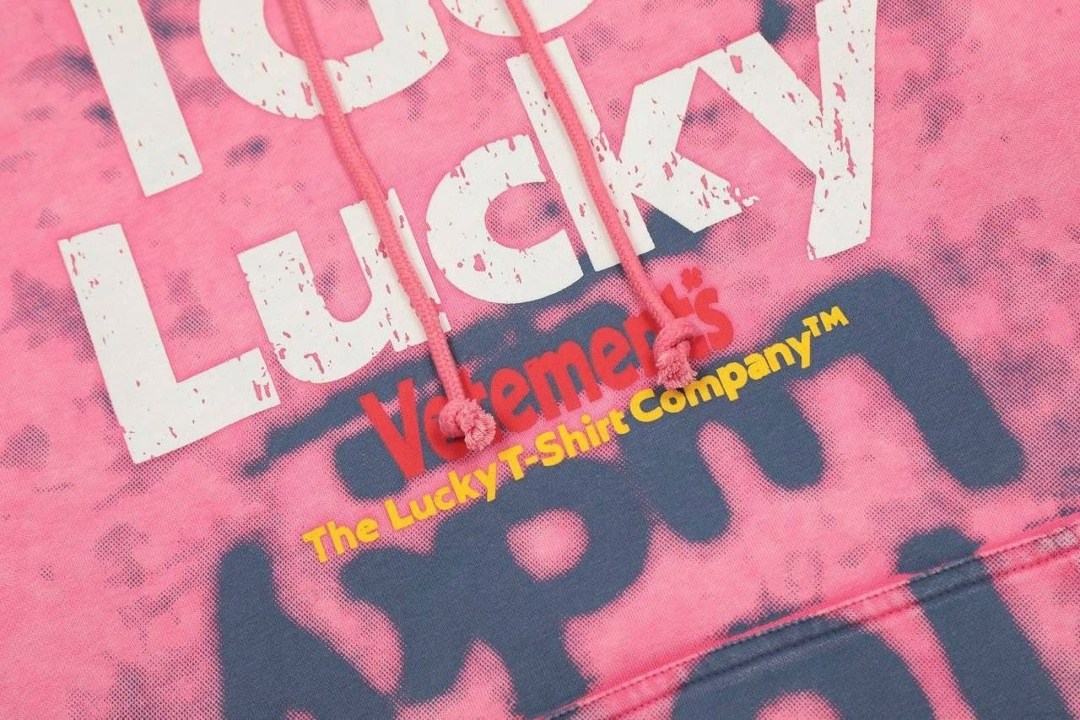 розовая толстовка,толстовки худи,модная толстовка,толстовка,худи vetements i got lucky