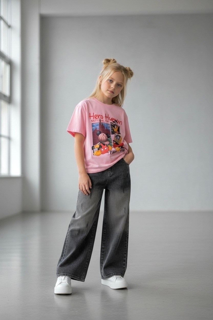 футболки для девочек,одежда для девочек,футболки оверсайз,джинсы для девочек,одежда для детей