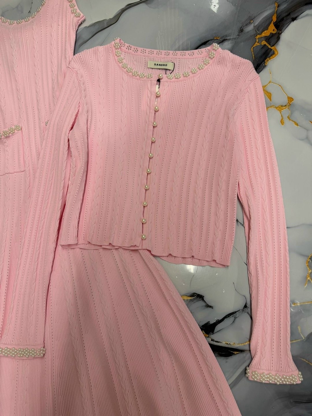 костюм трикотажный с юбкой макси emberens 306870854,костюм с юбкой,вязаные костюмы,комплект костюм,платья