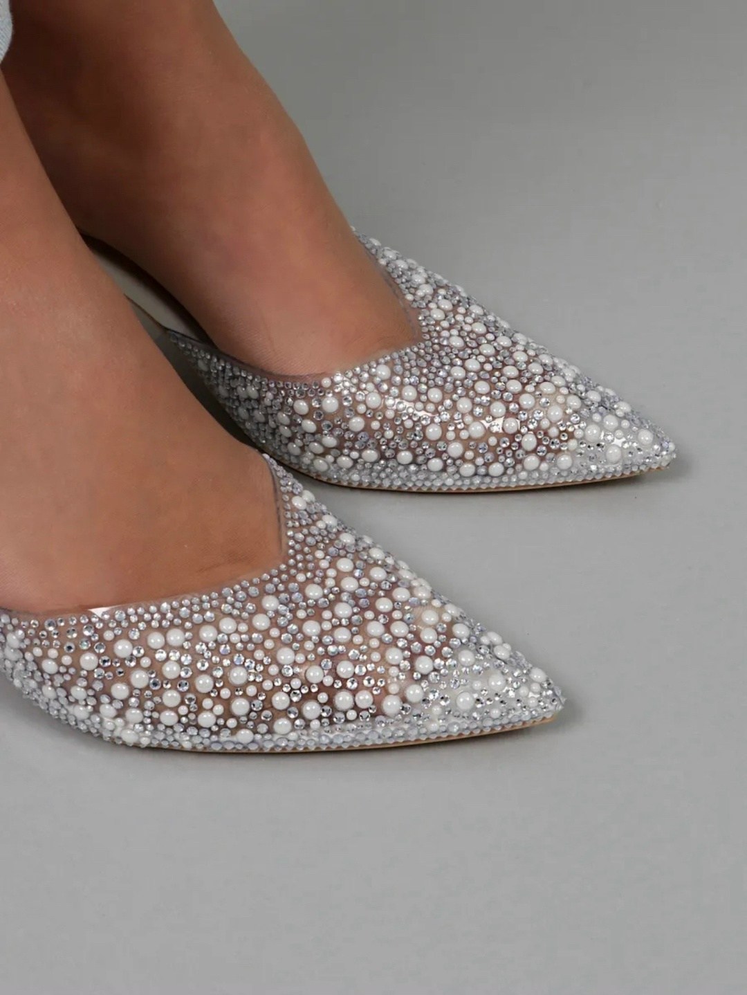 туфли на каблуке вечерние слингбэки со стразами l.y.malle 430124182,туфли на каблуке свадебные,туфли женские свадебные,туфли женские на каблуках,туфли на каблуке праздничные